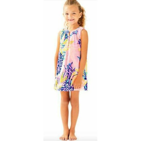 Lilly Pulitzer Essie Kids Girl Mini Dress L 8-10 Years